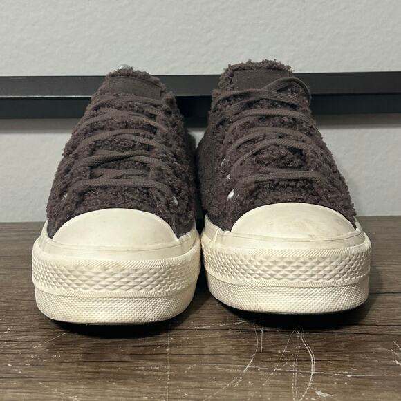 Converse Chuck Taylor All-Star Sherpa Platform Ox Women’s Shoes Size 9 Purple - Picture 2 of 8